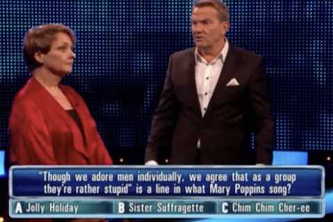 Mortified Anne Diamond GASPS as Bradley Walsh dresses her down for ‘cheating’ on The Chase celeb..