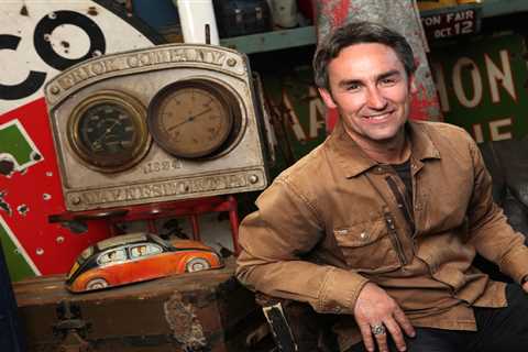 Inside American Pickers star Mike Wolfe’s $253K car collection featuring 1947 red Hudson truck..