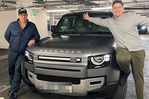 Love Island’s Dr Alex George surprises his dad with £45k Land Rover Defender