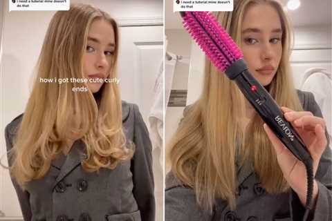 Reviewers Rave This Heated Styling Brush Easily Creates Volume With Minimal Damage