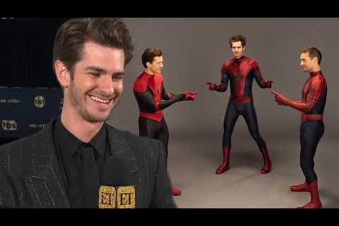 Andrew Garfield REVEALS Backstory to ‘Spider-man’ Trio’s Meme Pic (Exclusive)