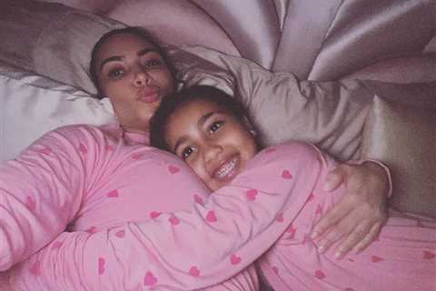 Kim Kardashian has a slime playdate with North, 8, in new Instagram after Kanye demanded his kids..