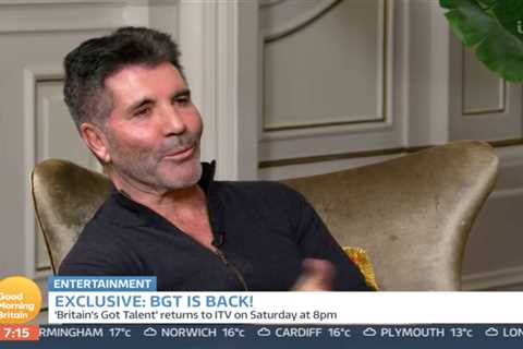 Simon Cowell looks slimmer than ever as he shows off weight loss on GMB and reveals Britain’s Got..