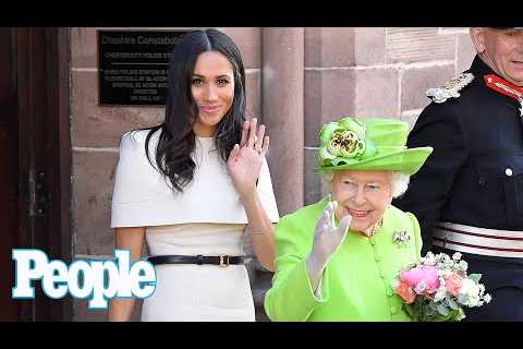 Meghan Markle & Prince Harry Visit Queen Elizabeth for First Visit Since Moving to U.S. | PEOPLE