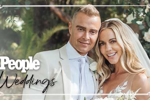 Inside Joey Lawrence & Samantha Cope’s Intimate Outdoor Wedding | PEOPLE Weddings | PEOPLE