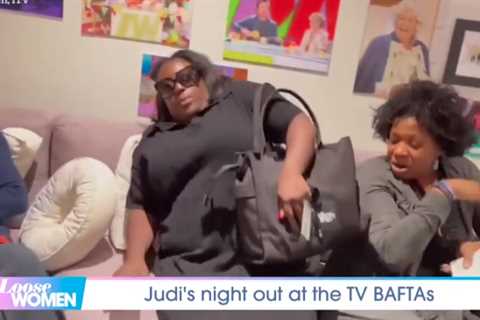 Loose Women in hysterics as very hungover Judi Love collapses on sofa after arriving in studio