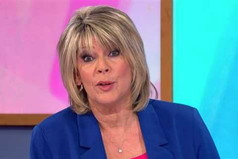 Loose Women’s Ruth Langsford accuses Phillip Schofield of calling her a ‘well dressed mutt’ after..