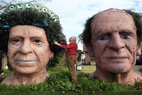 I have a giant head of the QUEEN in my garden – I love it but not everyone agrees