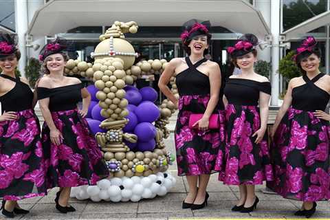 Glam racegoers flood into Epsom for Ladies’ Day as fans get in Jubilee spirit with brilliant Union..