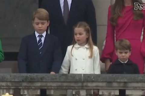 Royal fans all say the same thing as they spot Princess Charlotte making secret gesture to Prince..