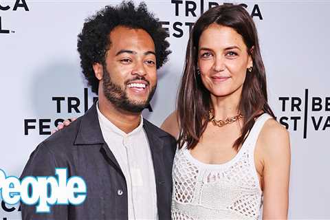 Katie Holmes Holds Hands with Boyfriend Bobby Wooten III at the Tribeca Film Festival | PEOPLE