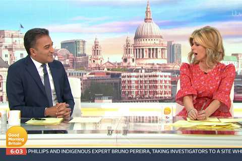 Good Morning Britain’s Kate Garraway tells co-host Adil Ray to ‘shut up’ after ‘very rude’ question