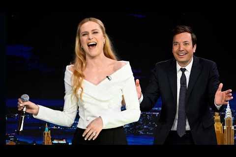 Evan Rachel Wood SHOCKS Jimmy Fallon With FLAWLESS Impressions