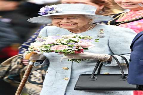 Energetic Queen, 96, filmed walking unaided at train station before royal visit to Scotland despite ..