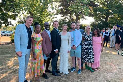 CBBC stars unrecognisable as they reunite for former presenter’s wedding