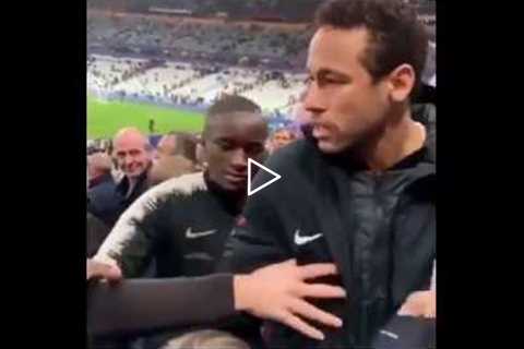 Neymar punches fan