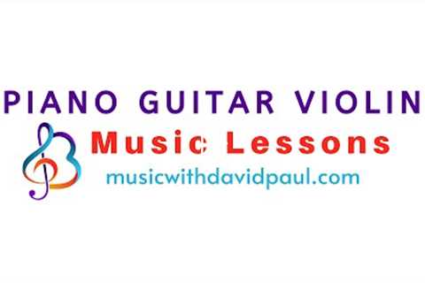 Piano Guitar and Violin Practice Video for the Live Online Music Lesson on August 30th, 2022