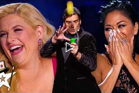 Judges CAN'T STOP Laughing At Funny Magician | Magicians Got Talent