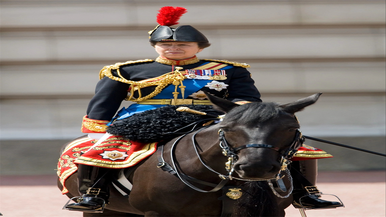 Why does Princess Anne wear a military uniform?
