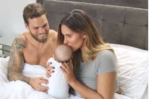 Love Island stars Jess and Dom Lever show their son’s face for first time in sweet video