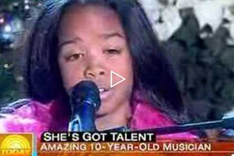 Gabi Wilson (H.E.R.) age 10 on the Today Show performing Alicia Keys