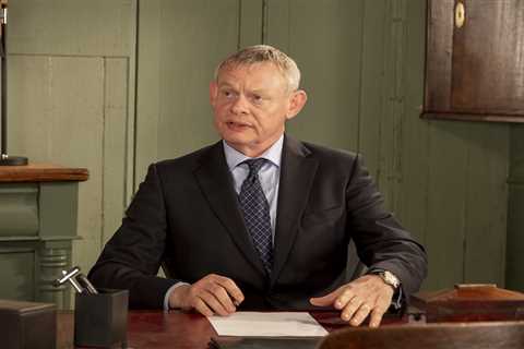 Martin Clunes breaks down in tears as Doc Martin airs last ever series after 18 years