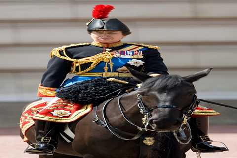 Why does Princess Anne wear a military uniform?