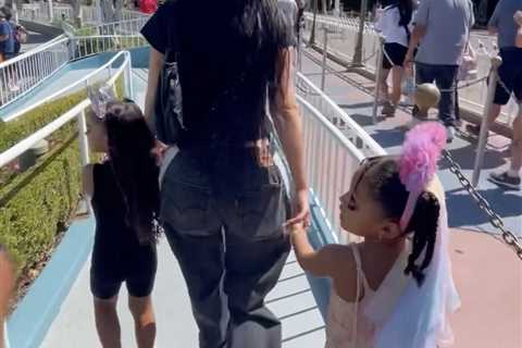 Kylie Jenner shuts down bad mom claims as she holds hands with daughter Stormi, 4, & nieces on..