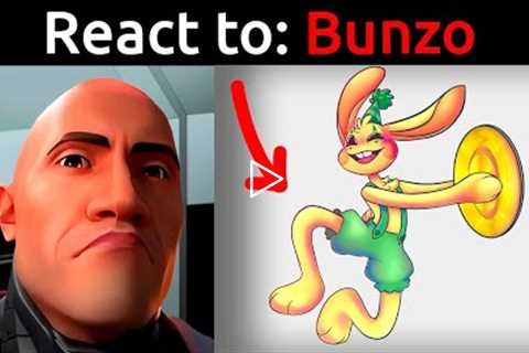 Fortnite The Rock reacts to BUNZO fnaf : ( the rock eyebrow raise )