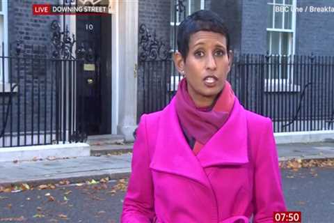 BBC Breakfast’s Naga Munchetty awkwardly ‘snubbed’ by Larry the cat