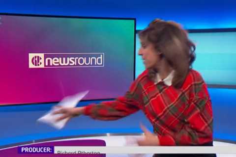 Newsround presenter has priceless response after mortifying live blunder