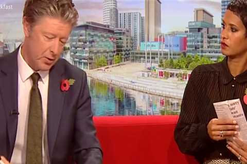 BBC Breakfast’s Naga Munchetty leaves co-star Charlie Stayt squirming with very personal question