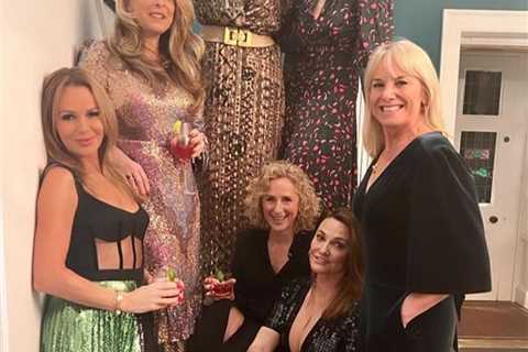 Inside Amanda Holden’s boozy weekend away with celebrity pals, private chef and amazing views