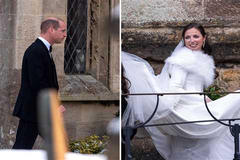 Prince William is a guest at his ex-girlfriend’s wedding and parties with pals after Harry’s..