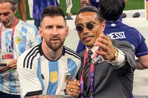 Salt Bae ripped for getting aggressive with Lionel Messi, World Cup trophy