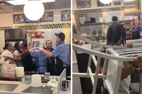 WWE-Style Fight Breaks Out in Texas Waffle House, Chairs and Fists Fly