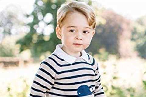 Mocked-up image of Prince George is being used to sell toy machete on Amazon