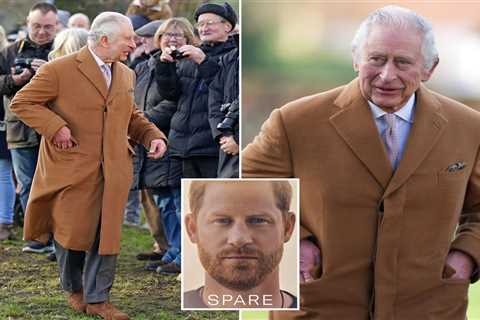 King Charles manages a smile as he heads to church amid son Prince Harry’s bombshell claims against ..