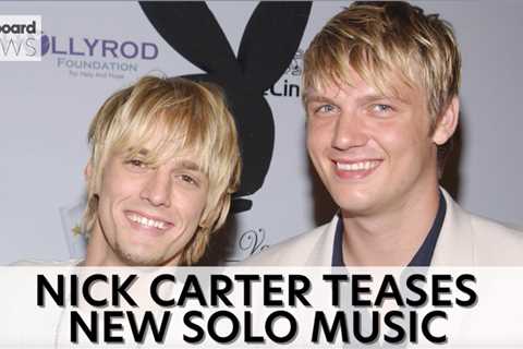 Nick Carter Teases Emotional Tribute Song For Late Brother Aaron Carter | Billboard News