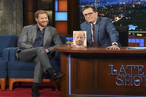 Prince Harry dubbed ‘a bad boy’ over NSFW chat with Stephen Colbert as fans ‘did not expect’ wild..