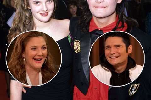 Drew Barrymore & Corey Feldman Reunite After 25 Years, Recall Their First Date As Kids