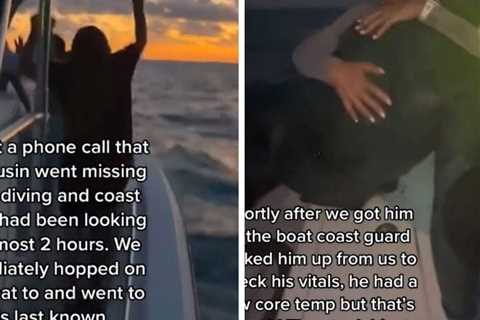 Son Lost at Sea for Hours Found By Mother Searching by Boat in Wild TikTok Videos