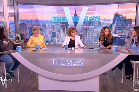 The View hosts left red-faced after loud fart noise disrupts live broadcast during Whoopi..