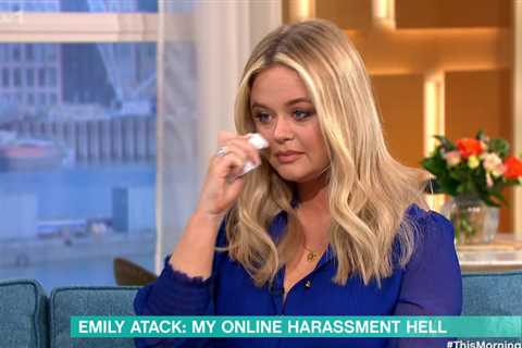 Emily Atack breaks down in tears as she reveals horrific online sexual abuse as Holly Willoughby..