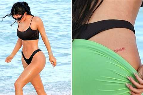 Kylie Jenner Flaunts Hot Bod in Caribbean Amid Travis Scott Split Rumors