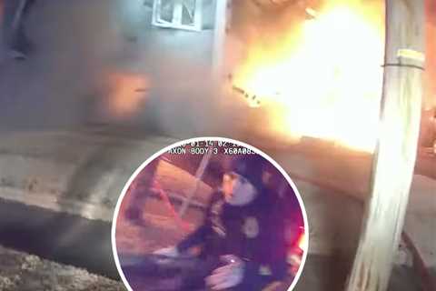 Terrifying Moment Jersey Home Exploded with Firefighters Inside Caught on Body Cam