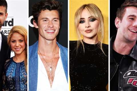 Shakira Slam Gerard Piqué and Clara Chia, Shawn Mendes and Sabrina Carpenter Dating Rumors, SG..