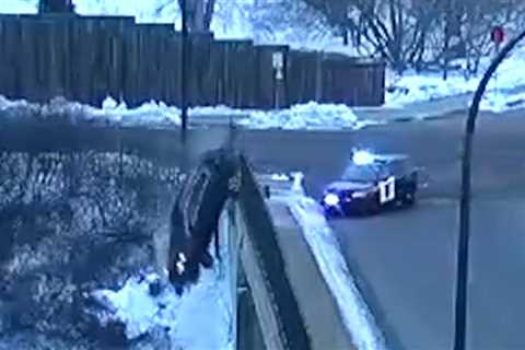 Dramatic New Video Shows Wild Police Car Chase and Crash