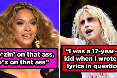 14 Problematic Lyrics That Were So Shameful, They Got Changed After Being Released