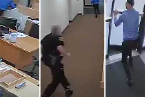 Shocking Video Shows Oregon Murder Suspect Flee Court Before Two-Hour Manhunt: Police